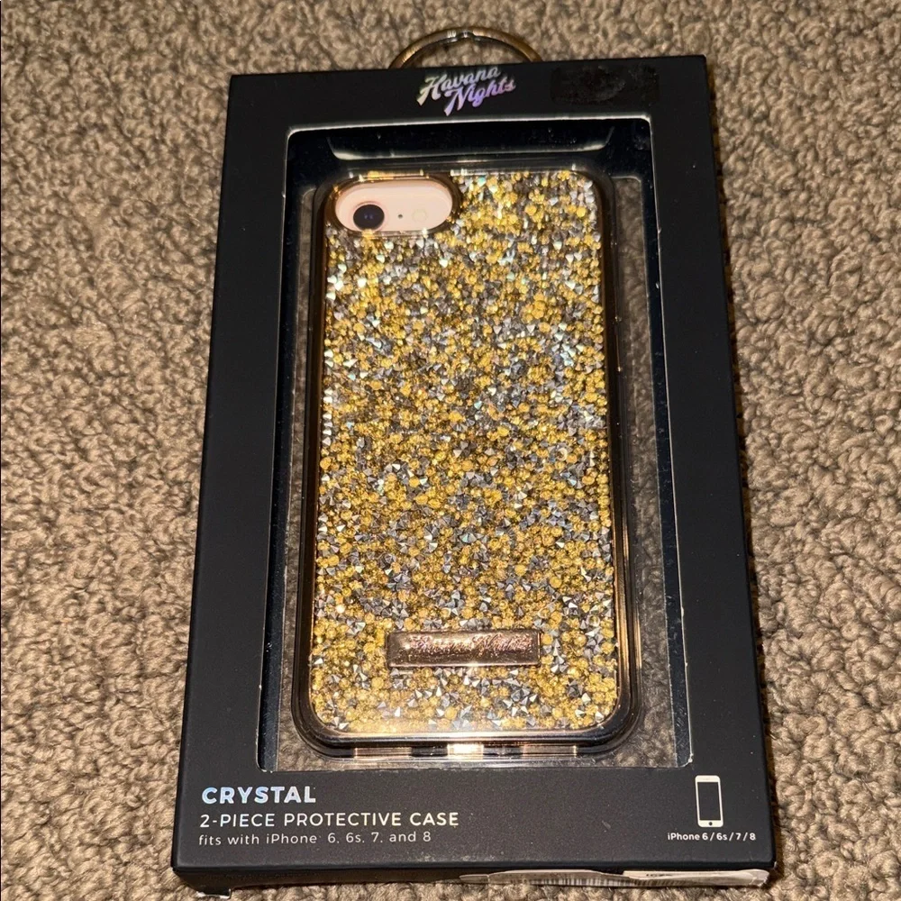 Havana nights gold and silver crystal 2 piece protective case NEW in sealed box